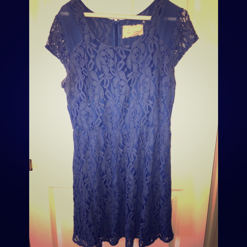 Blue Lace Dress